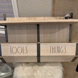 **SOLD*** Rae Dunn Tools and Things Shelf